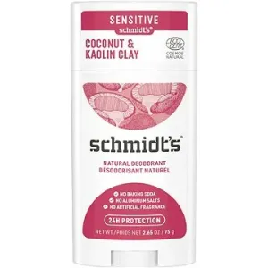 SCHMIDT'S Sensitive Kokos + kaolinový jíl tuhý deodorant 58 ml