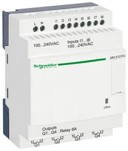 Schneider Electric Sr2E121Fu Compact Smart Relay, 8I/p, 4O/p Digital