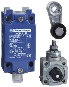 Schneider Electric Xckj10513D Limit Switch, Roller Lever