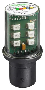 Schneider Electric Dl1Bdb6 Led Replacement Lamp, Ba15D, Blue