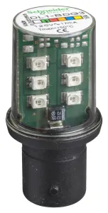 Schneider Electric Dl1Bdg3 Led Replacement Lamp, Ba15D, Green