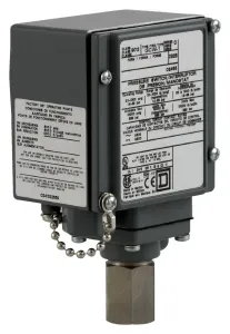 Telemecanique Sensors 9012Gcw21. Pressure Switch, Dpdt, 2900Psi, 125V