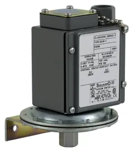 Telemecanique Sensors 9016Gaw1 Pressure Switch, Spdt, 100Psi, 125V