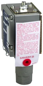 Telemecanique Sensors Adw3M129012 Pressure Switch, Spst-Co, 69Psi, Panel