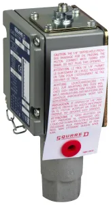 Telemecanique Sensors Adw4M129012 Pressure Switch, Spst-Co, 210Bar, Panel