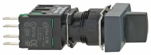 Schneider Electric Xb6Dd221B Rotary Switch, 1 Pole, 3A, 120V, 60Deg