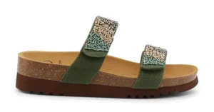 Scholl dámské pantofle Barva: Zelená, Velikost: EU 35