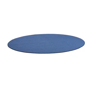 Kulatý koberec ADAM, Ø 3500 mm, modrá