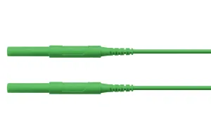 Schutzinger Hspl 8568 / Awg16 / 200 / Gn Test Lead, 4Mm Banana Plug, 2M