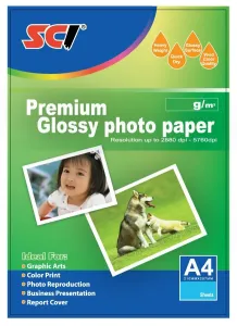 SCI GPP-200 Glossy Inkjet Photo Paper, 200g, A4, 20 listů, lesklý fotopapír