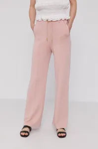 Kalhoty Scotch & Soda dámské, růžová barva, hladké