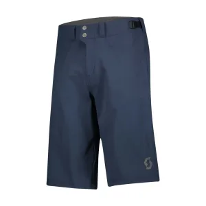 SCOTT Cyklistické kalhoty krátké bez laclu - TRAIL FLOW - modrá 2XL