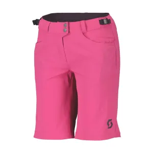 SCOTT Cyklistické kalhoty krátké bez laclu - TRAIL FLOW LADY - růžová S #2516316