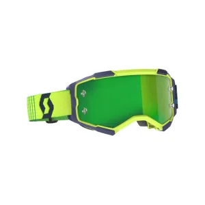 SCOTT Cyklistické brýle - FURY - žlutá/modrá UNI #2513215