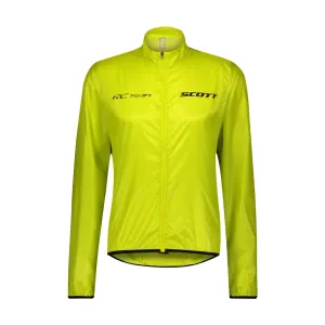 SCOTT Cyklistická větruodolná bunda - RC TEAM WB - žlutá L #3389743