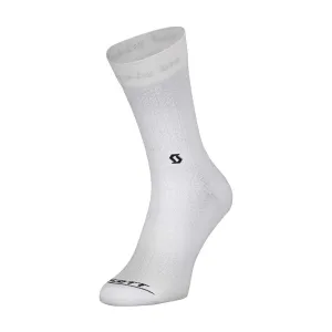SCOTT Cyklistické ponožky klasické - PERFORMANCE CREW - černá/bílá 39-41 #4412787