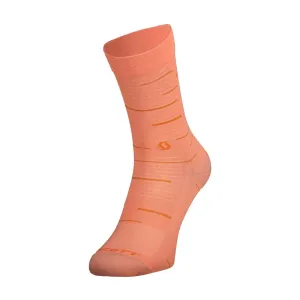 SCOTT Cyklistické ponožky klasické - SPEED CREW - růžová 39-41