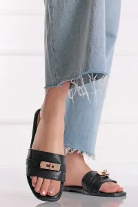 Černé nízké pantofle Joanne #6159363