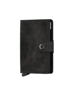Nadměrná velikost: Secrid, Kožená peněženka, s ochranou karet černá #4796020
