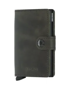 Nadměrná velikost: Secrid, Kožená peněženka, s ochranou karet Grey #4456603