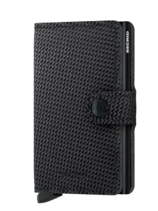 Nadměrná velikost: Secrid, Peněženka s karbonovým vzhledem a ochranou karet černá #4455108