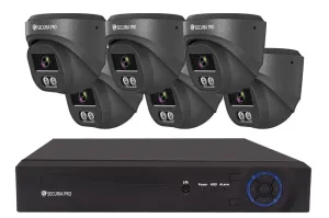 Securia Pro kamerový systém NVR6CHV8S-B DOME smart, černý Pevný disk: 4TB