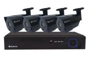 Securia Pro AHD kamerový set 2MPx AHD4CHV2-B Pevný disk: 4TB
