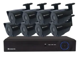 Securia Pro AHD kamerový set 2MPx AHD8CHV2-B Pevný disk: 2TB