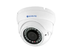 Securia Pro IP kamera 8MP POE 2.8-12mm dome N369LZ-800W-W