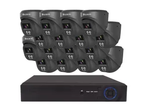 Securia Pro kamerový systém NVR16CHV4S-B DOME smart, černý Pevný disk: bez disku