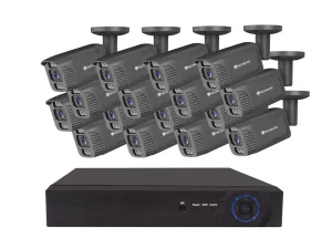 Securia Pro kamerový systém  NVR16CHV8S-B smart, černý Pevný disk: 2TB
