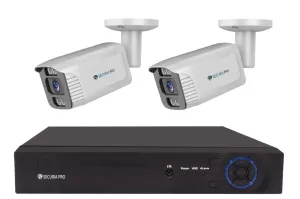 Securia Pro kamerový systém NVR2CHV4S-W smart, bílý Pevný disk: 4TB