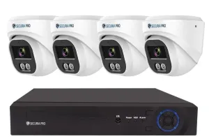 Securia Pro kamerový systém NVR4CHV4S-W DOME smart, bílý Pevný disk: bez disku #3747317