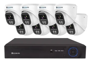 Securia Pro kamerový systém NVR8CHV5S-W DOME smart, bílý Pevný disk: 4TB
