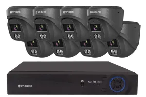 Securia Pro kamerový systém NVR8CHV8S-B DOME smart, černý Pevný disk: 4TB
