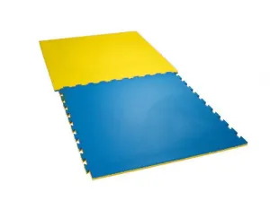 SEDCO TATAMI-TAEKWONDO podložka oboustranná 100x100x2,5 cm Varianta: žlutá/modrá