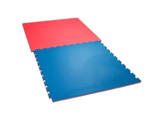 SEDCO TATAMI-TAEKWONDO podložka oboustranná 100x100x2,5 cm Varianta: červená/modrá