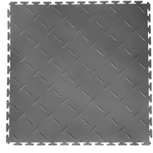 SEDCO PVC Podlaha ECO - T LOCK - Diamond, 498 × 498 × 6,5 mm, tmavě šedá