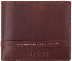 SEGALI Pánská peněženka kožená 1043 hnědá