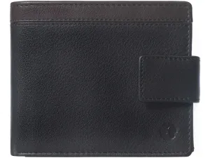 SEGALI Pánská kožená peněženka 01299 black/brown
