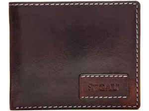 Pánská peněženka kožená Segali 1031 hnědá