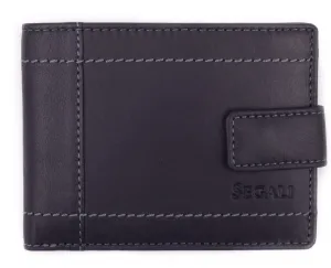 Pánská peněženka kožená Segali 7515L černá