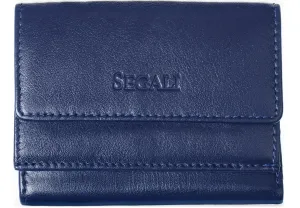 Dámská kožená peněženka SEGALI 1756 modrá