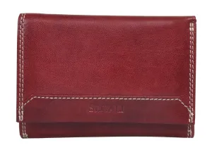 SEGALI Dámská kožená peněženka 7023 Z portwine