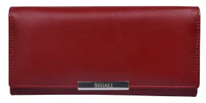 Dámská kožená peněženka SEGALI 7066 červená