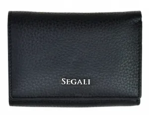 Dámská kožená peněženka SEGALI 7106 B černá