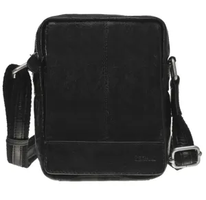 pánská kožená taška přes rameno SEGALI 1110 černá