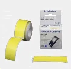 Seiko SLP-1YLB adresní štítky - žluté, 28x89mm 130ks/role