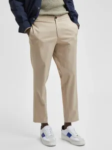 Selected Homme Chino kalhoty Béžová