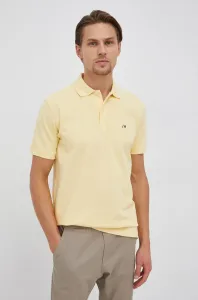 Polo tričko Selected Homme pánské, žlutá barva, hladké